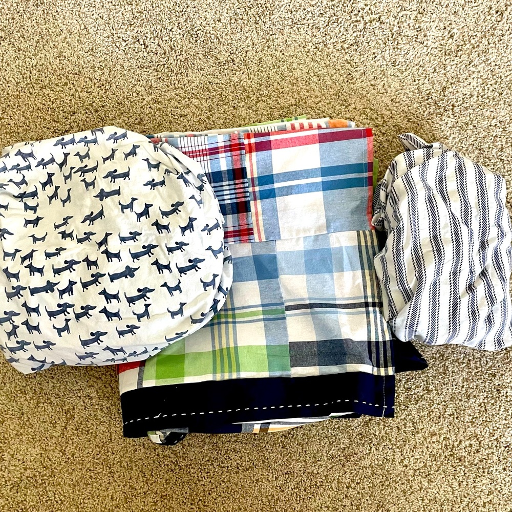 Pottery Barn Kids crib bedding